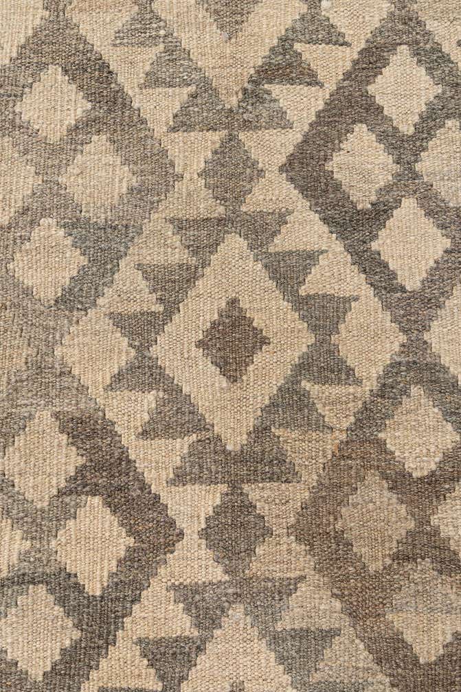 6' 11 x 9' 10 Hand Woven Kilim Maymana Wool Rug
