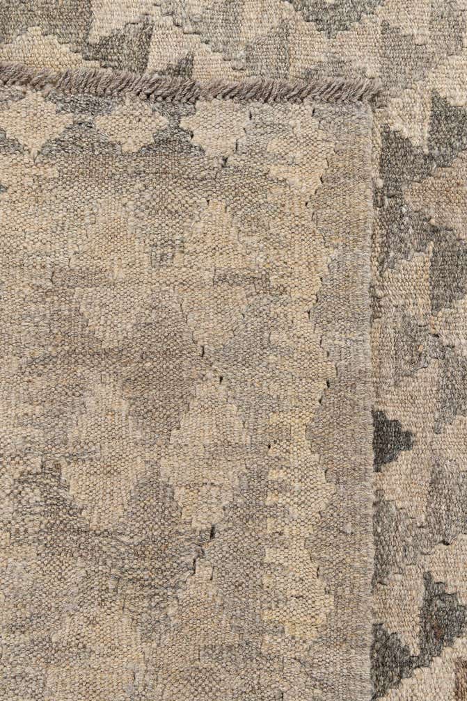 7' x 9' 11 Hand Woven Kilim Maymana Wool Rug