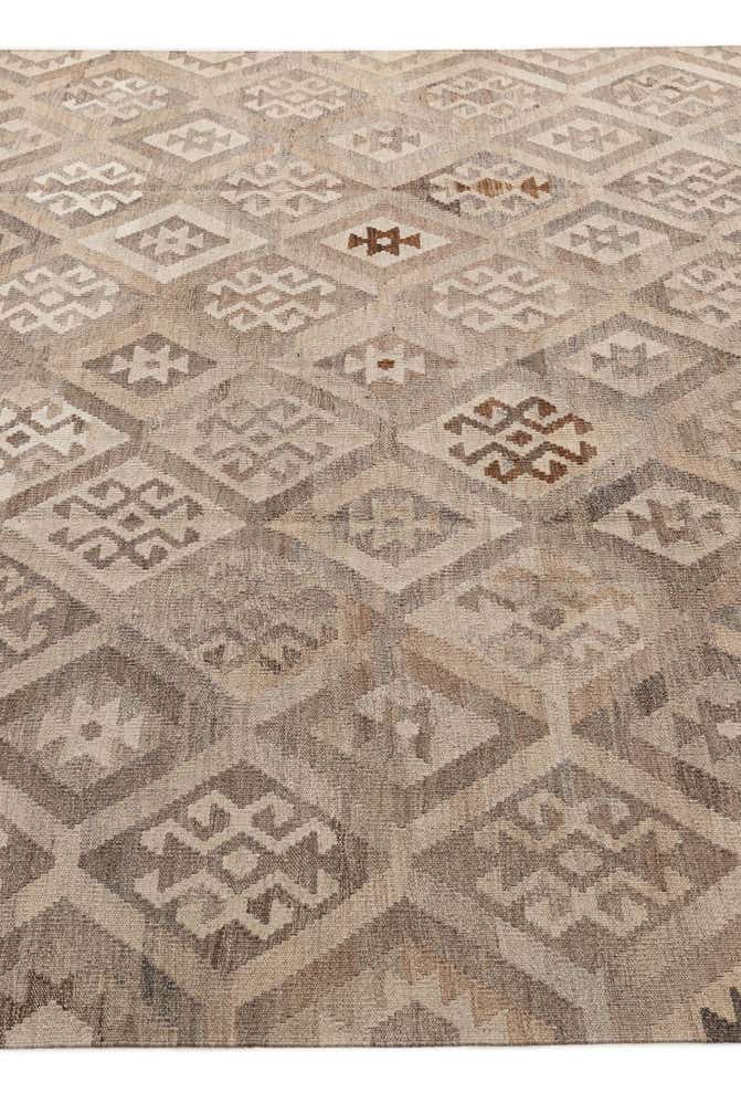 6' 9 x 10' Hand Knotted Kilim Maymana Wool Rug