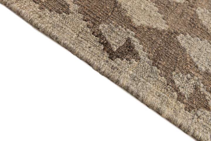 7' 1 x 9' 11 Hand Woven Kilim Maymana Wool Rug