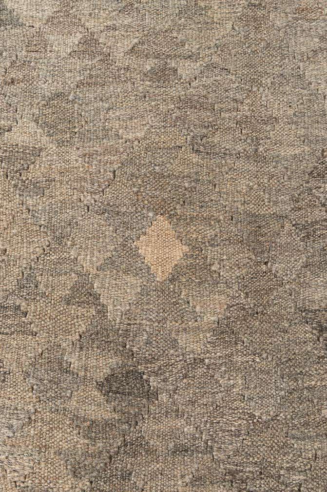 6' 10 x 9' 8 Hand Woven Kilim Maymana Wool Rug