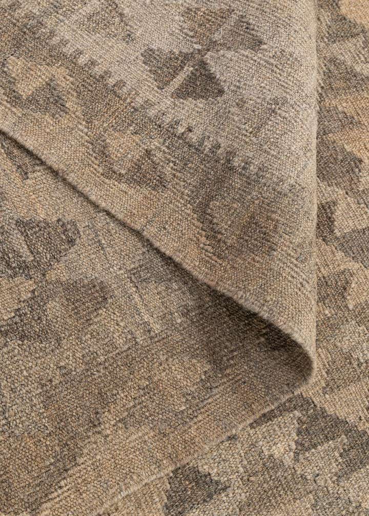 6' 10 x 10' Hand Woven Kilim Maymana Wool Rug