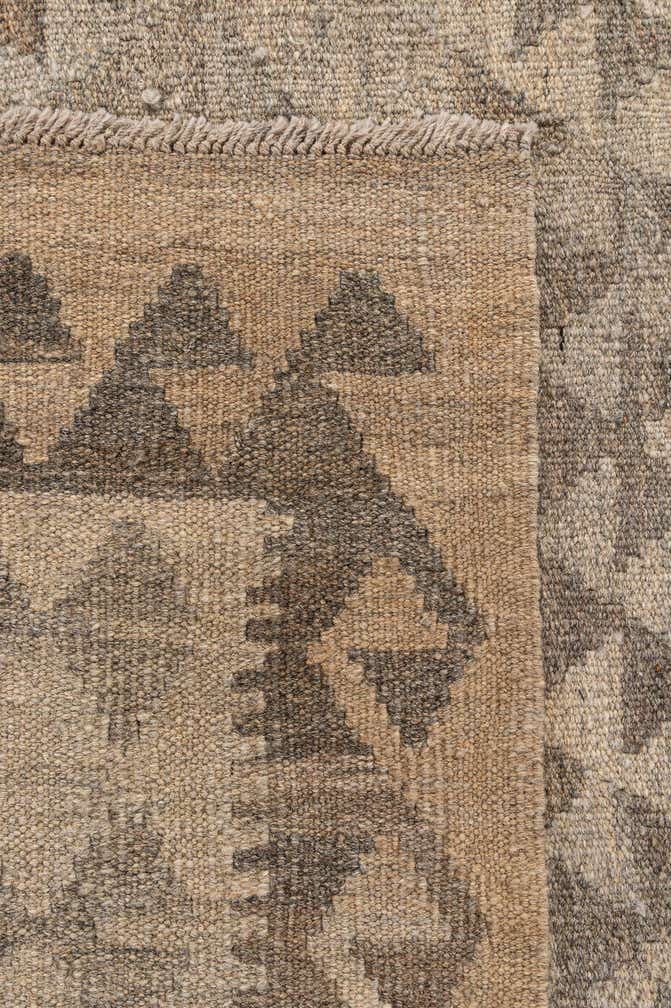 6' 10 x 10' Hand Woven Kilim Maymana Wool Rug