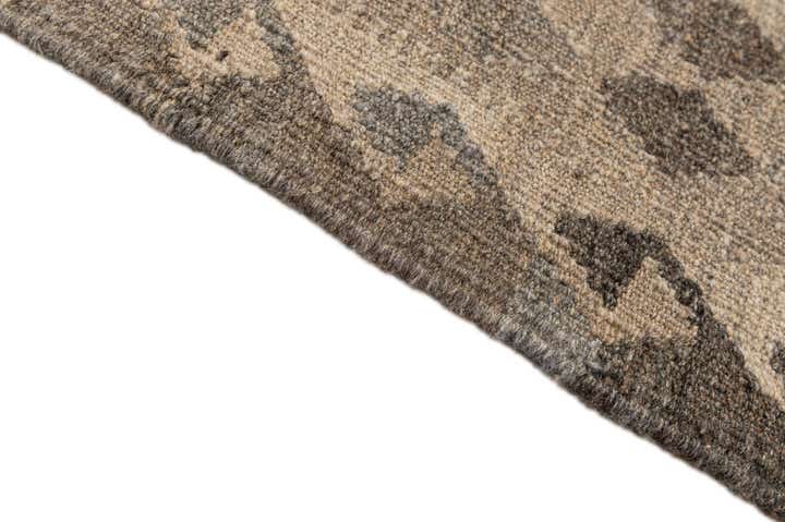 7' x 9' 9 Hand Woven Kilim Maymana Wool Rug