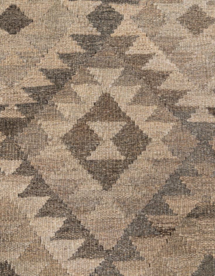 Detail image of 7' x 9' 9  Hand Woven Kilim Maymana Wool Rug