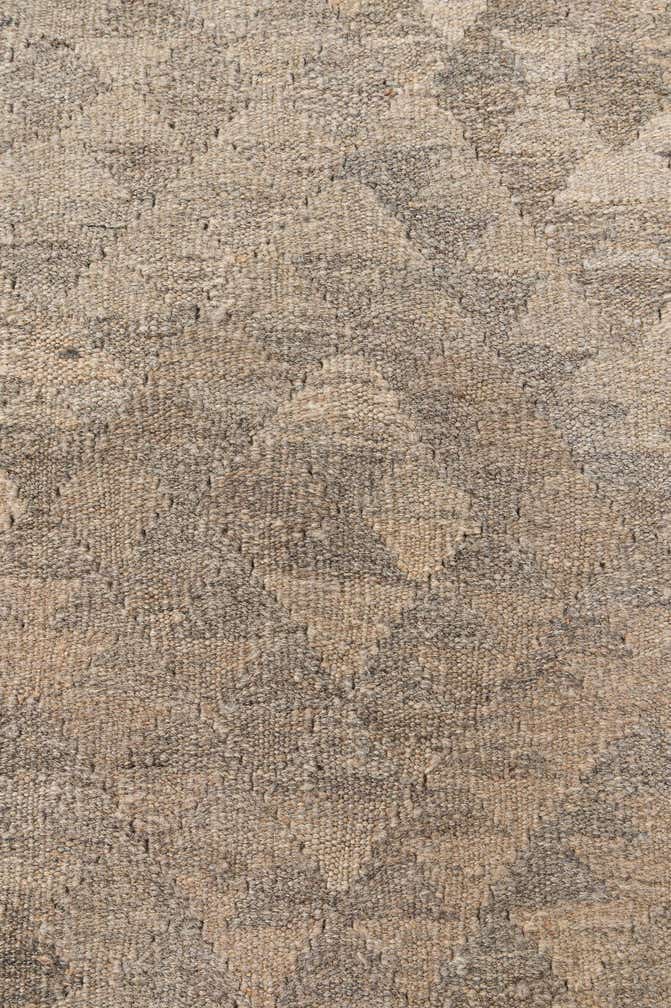 6' 9 x 9' 9 Hand Woven Kilim Maymana Wool Rug