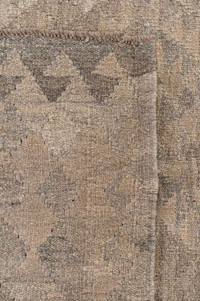 6' 9 x 9' 9 Hand Woven Kilim Maymana Wool Rug