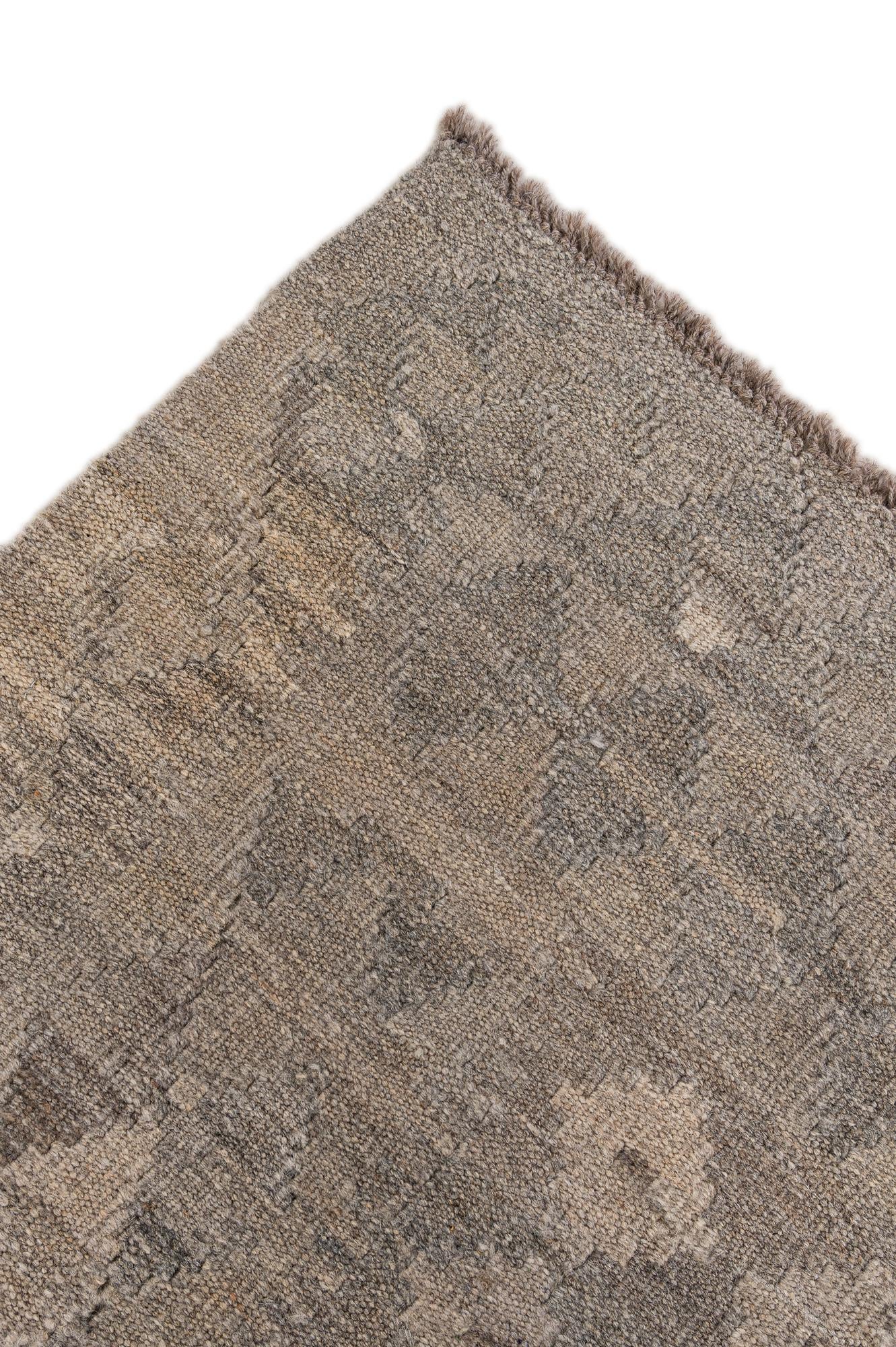 7' x 9' 11 Hand Woven Kilim Maymana Wool Rug