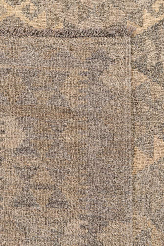6' 10 x 9' 11 Hand Woven Kilim Maymana Wool Rug