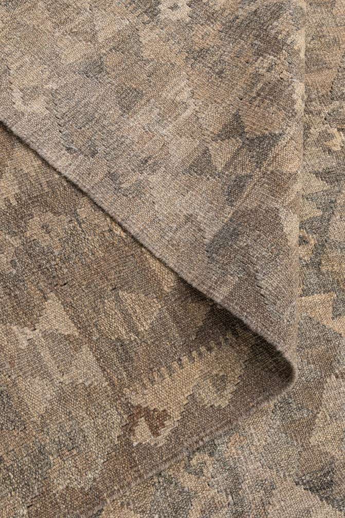 6' 10 x 9' 10 Hand Woven Kilim Maymana Wool Rug