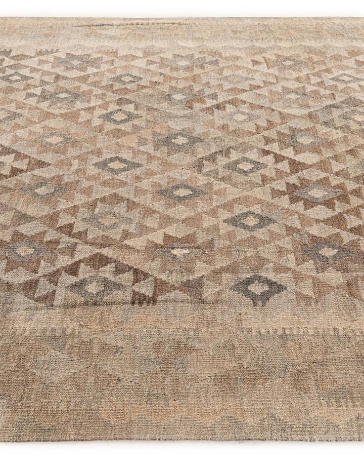 Detail image of 7' x 9' 9  Hand Woven Kilim Maymana Wool Rug