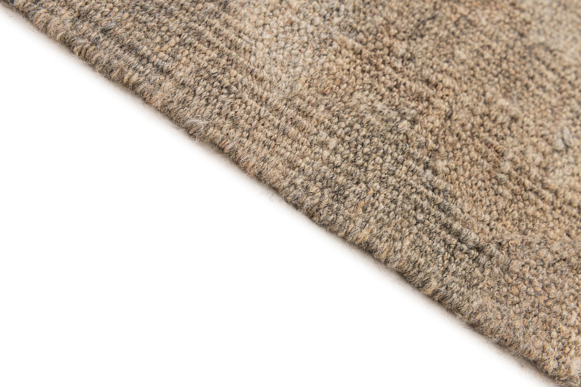 7' x 9' 9 Hand Woven Kilim Maymana Wool Rug