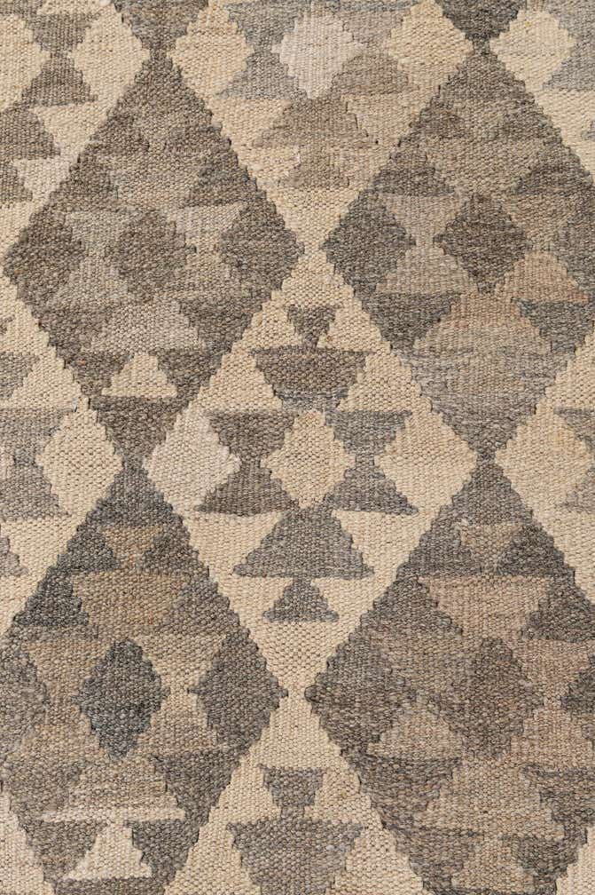 6' 10 x 9' 10 Hand Woven Kilim Maymana Wool Rug