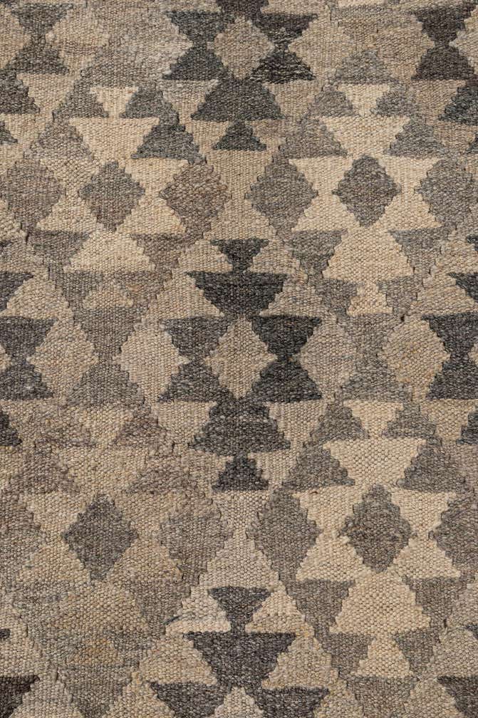 6' 10 x 9' 10 Hand Woven Kilim Maymana Wool Rug