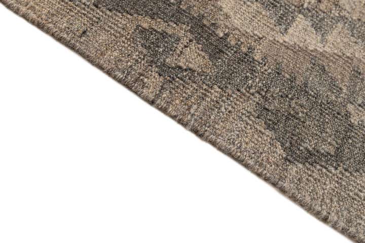 6' 10 x 9' 9 Hand Woven Kilim Maymana Wool Rug