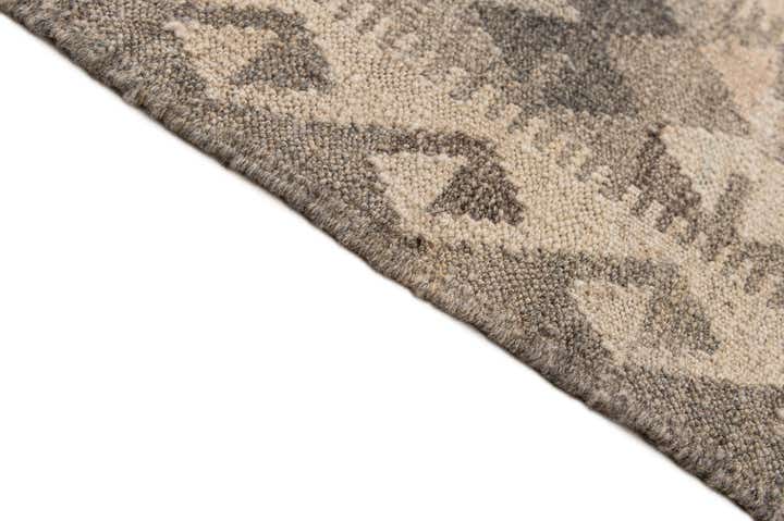 6' 10 x 9' 10 Hand Woven Kilim Maymana Wool Rug