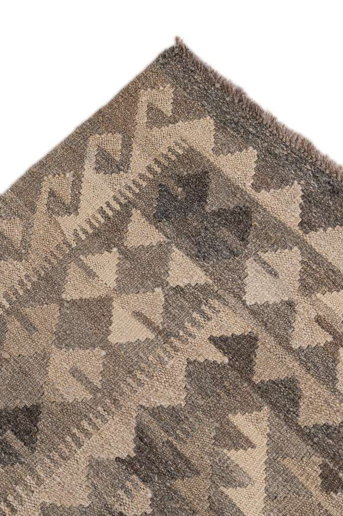 6' 10 x 9' 10 Hand Woven Kilim Maymana Wool Rug