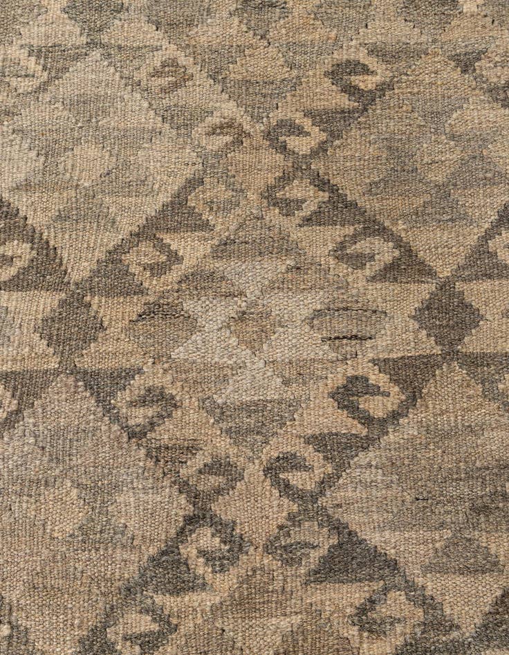 Detail image of 6' 7 x 9' 7  Hand Woven Kilim Maymana Wool Rug