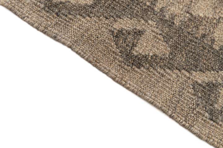 6' 9 x 9' 10 Hand Woven Kilim Maymana Wool Rug