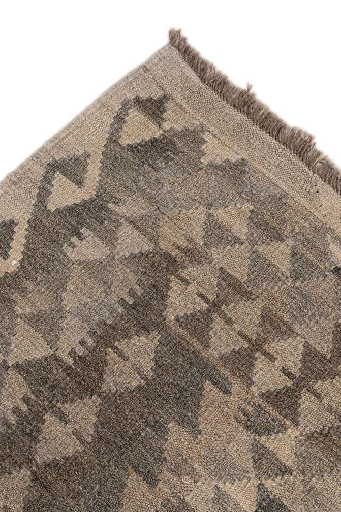 7' x 9' 11 Hand Woven Kilim Maymana Wool Rug