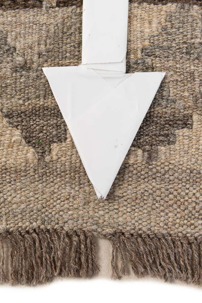 7' x 9' 11 Hand Woven Kilim Maymana Wool Rug