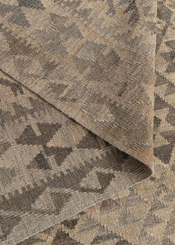 6' 10 x 10' Hand Woven Kilim Maymana Wool Rug