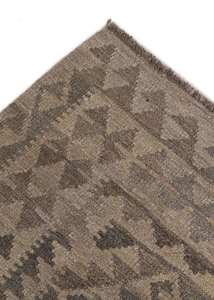 6' 10 x 10' Hand Woven Kilim Maymana Wool Rug