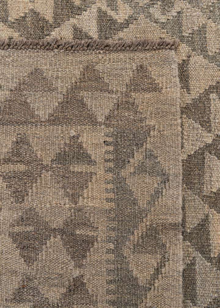 6' 10 x 10' Hand Woven Kilim Maymana Wool Rug