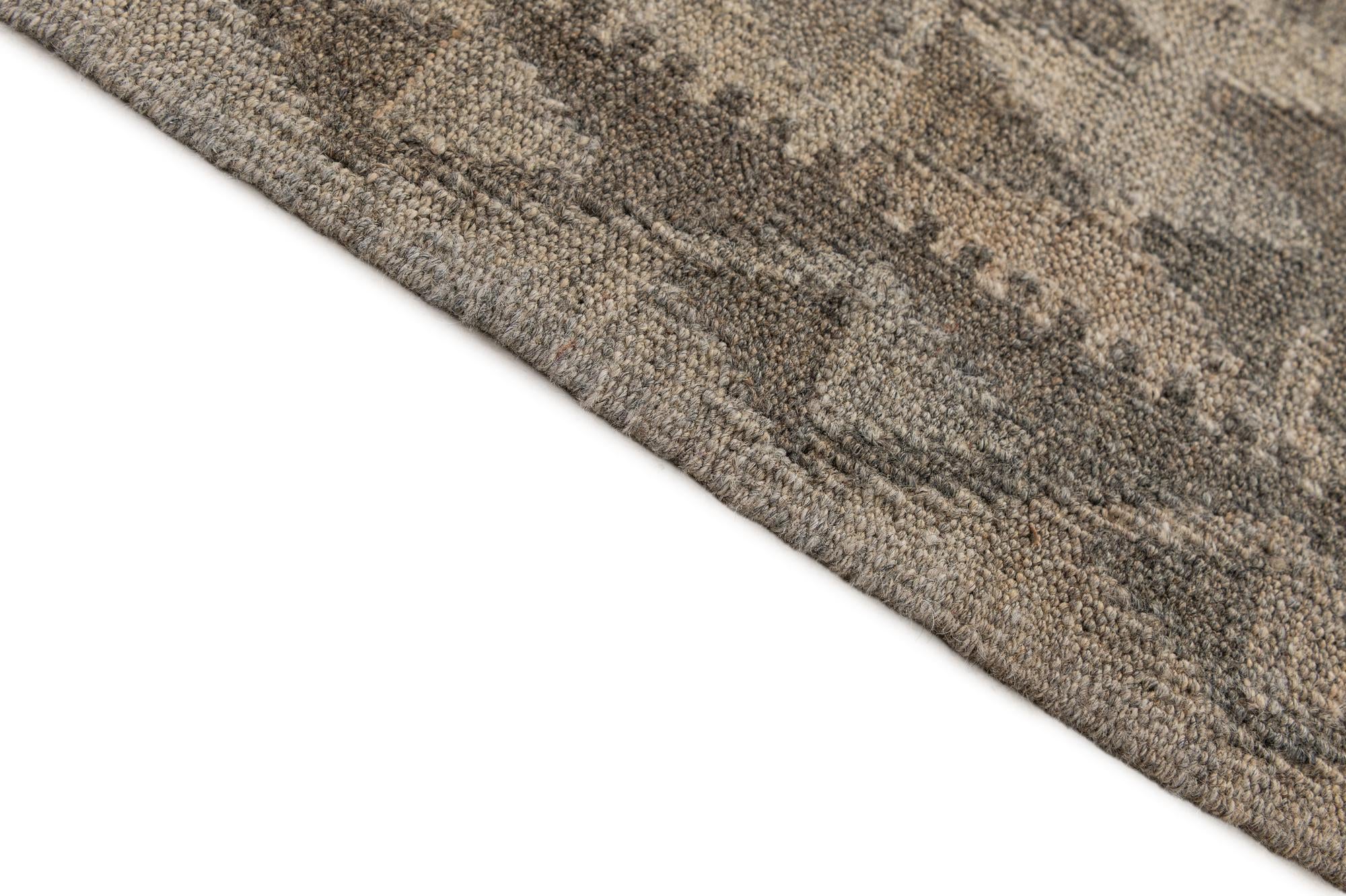 6' 10 x 10' Hand Woven Kilim Maymana Wool Rug