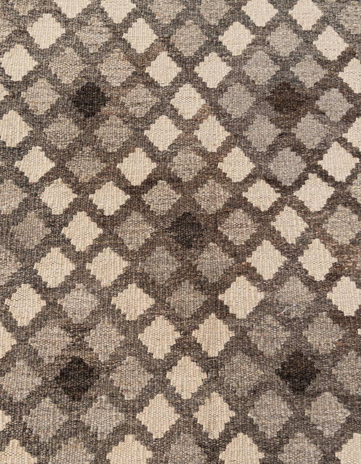 Detail image of 6' 9 x 10' 3  Hand Woven Kilim Maymana Wool Rug