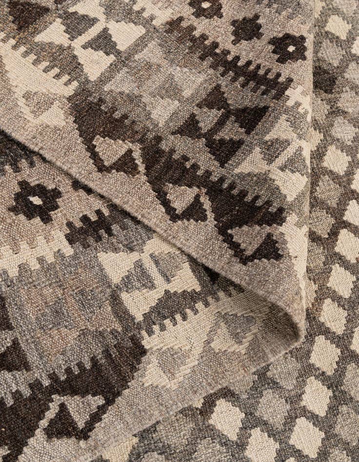 Detail image of 6' 9 x 10' 3  Hand Woven Kilim Maymana Wool Rug