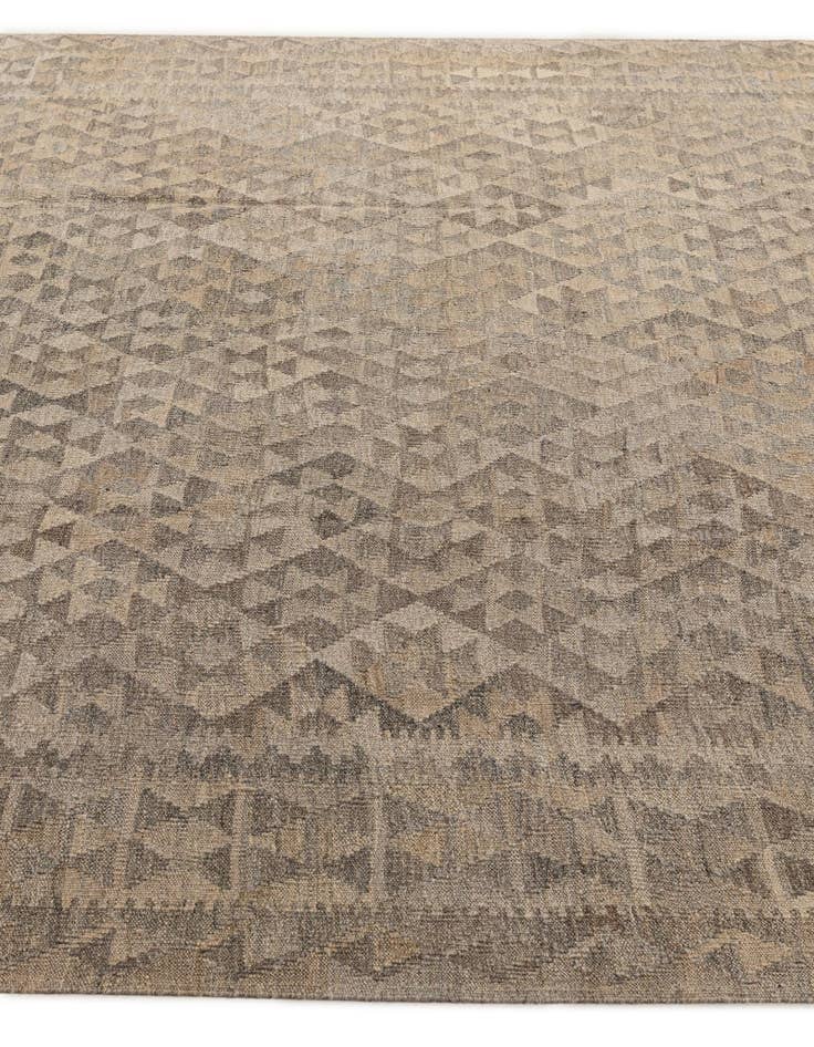 Detail image of 7' 1 x 10' 5 Hand Woven Kilim Maymana Wool Rug