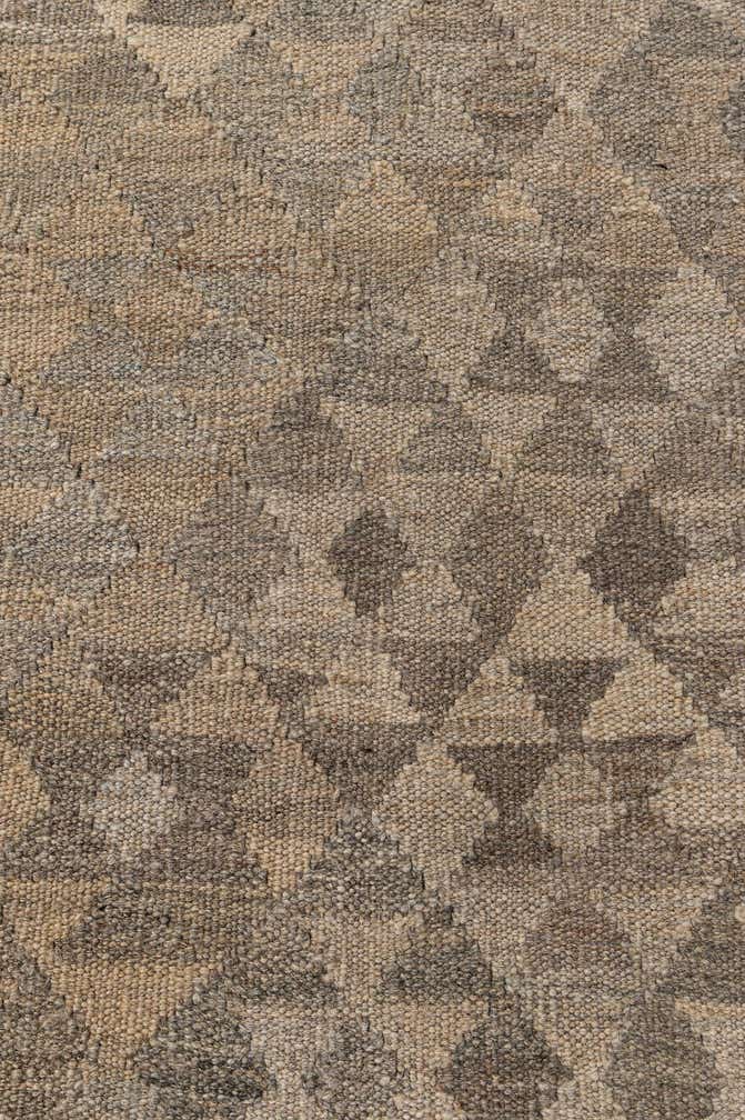 7' 1 x 10' 5 Hand Woven Kilim Maymana Wool Rug