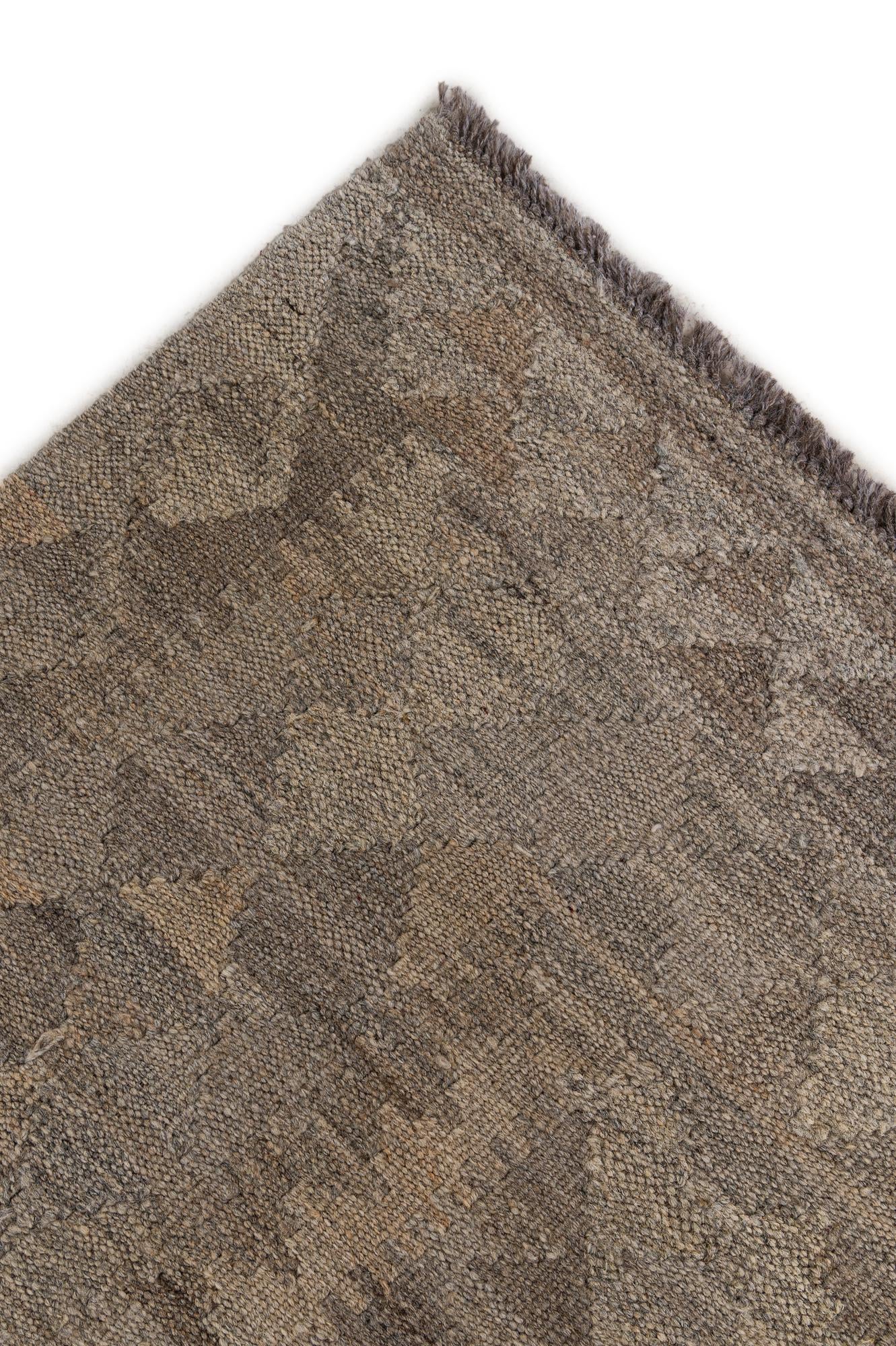 7' 1 x 10' 5 Hand Woven Kilim Maymana Wool Rug