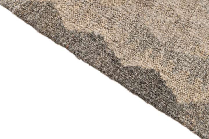7' 3 x 9' 9 Hand Woven Kilim Maymana Wool Rug