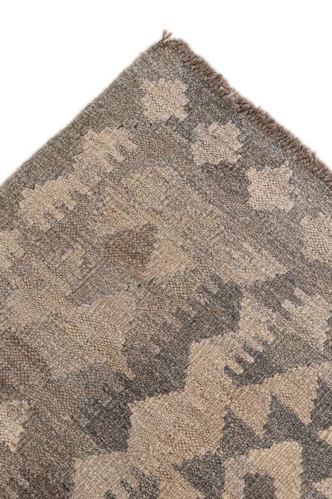 7' 3 x 9' 9 Hand Woven Kilim Maymana Wool Rug