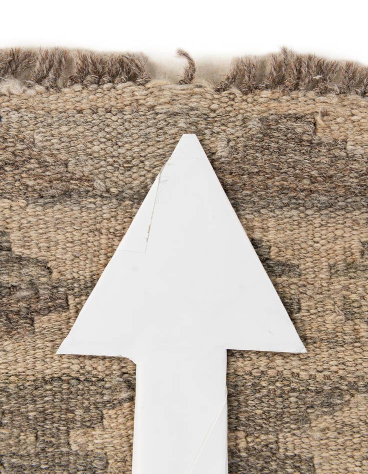 Detail image of 7' 3 x 10' 3  Hand Woven Kilim Maymana Wool Rug