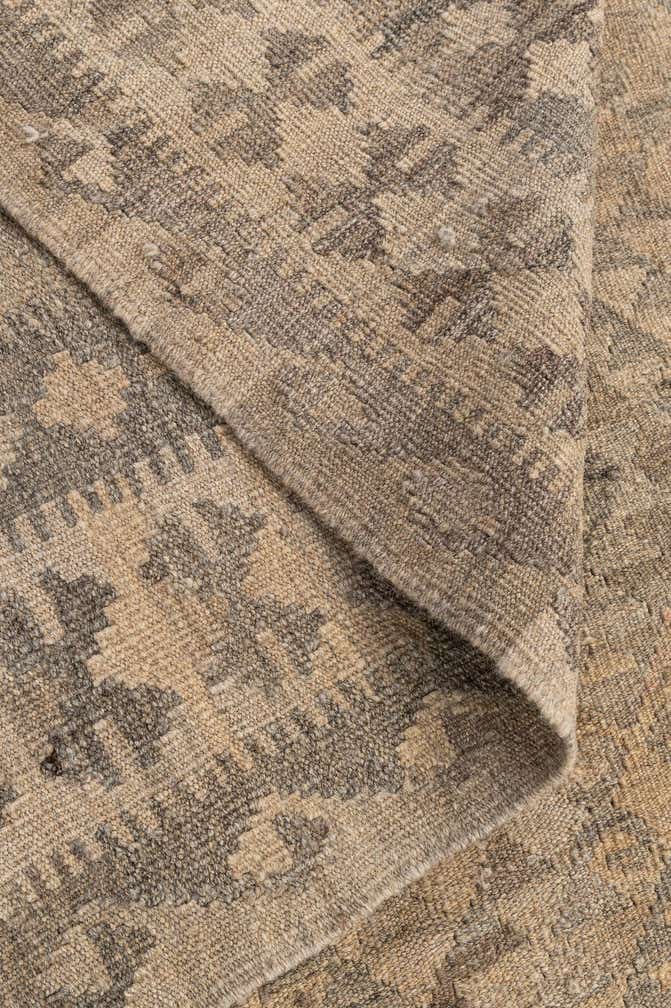 7' 3 x 10' 3 Hand Woven Kilim Maymana Wool Rug