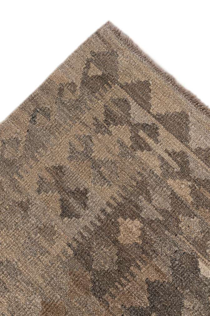 7' 3 x 10' 3 Hand Woven Kilim Maymana Wool Rug