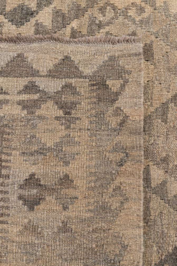 7' 3 x 10' 3 Hand Woven Kilim Maymana Wool Rug