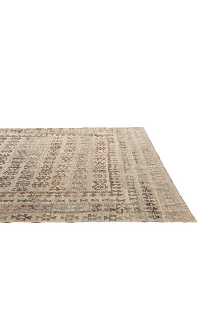 8' 3 x 11' 8 Hand Woven Kilim Maymana Wool Rug
