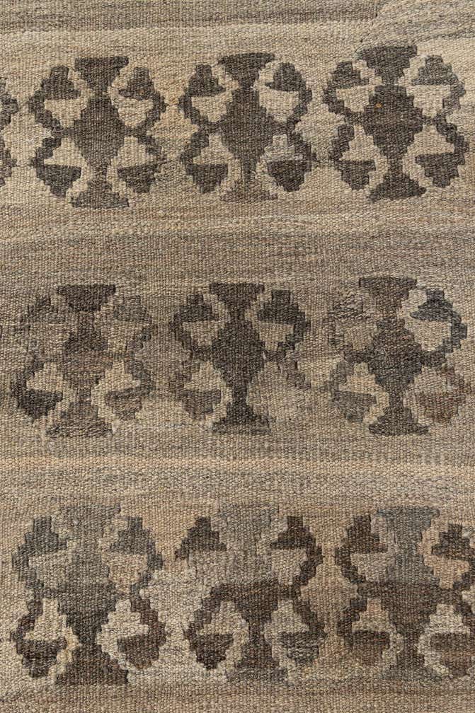 8' 3 x 11' 8 Hand Woven Kilim Maymana Wool Rug