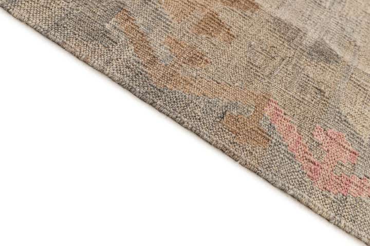 8' 4 x 9' 5 Hand Woven Kilim Maymana Wool Rug