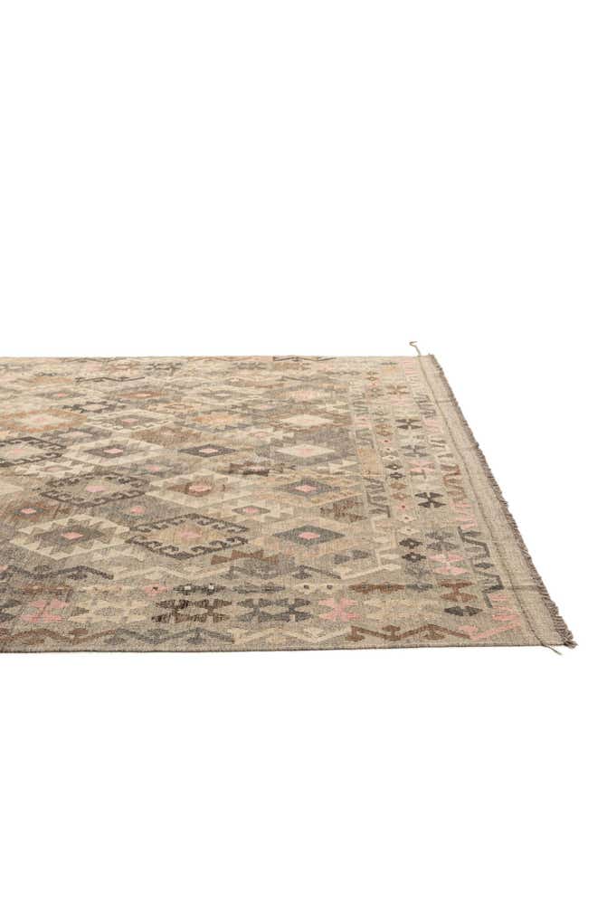 8' 6 x 11' 2 Hand Woven Kilim Maymana Wool Rug