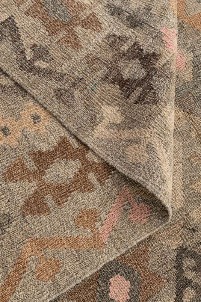 8' 6 x 11' 2 Hand Woven Kilim Maymana Wool Rug