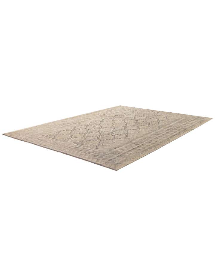 8' 6 x 11' 6 Hand Woven Kilim Maymana Wool Rug