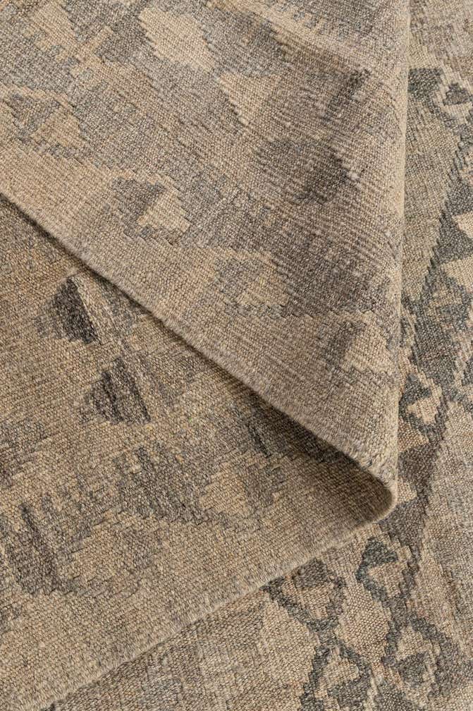 8' 6 x 11' 6 Hand Woven Kilim Maymana Wool Rug