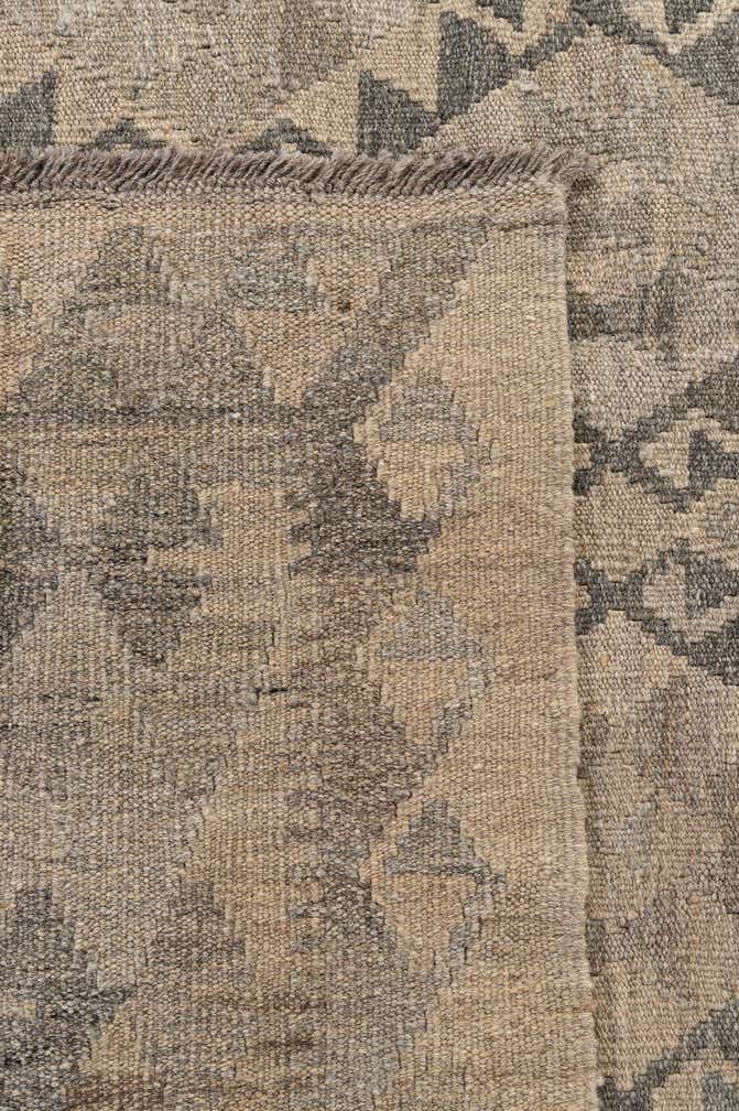 8' 6 x 11' 6 Hand Woven Kilim Maymana Wool Rug