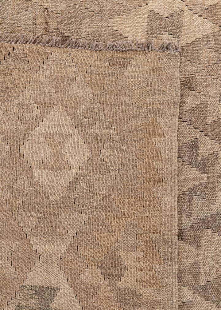 10' 3 x 11' 2 Hand Woven Kilim Maymana Wool Rug