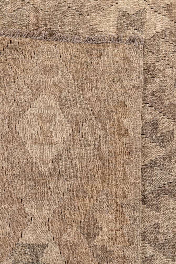10' 3 x 11' 2 Hand Woven Kilim Maymana Wool Rug